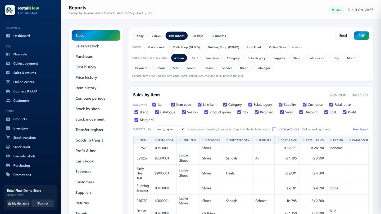 Reports & analytics